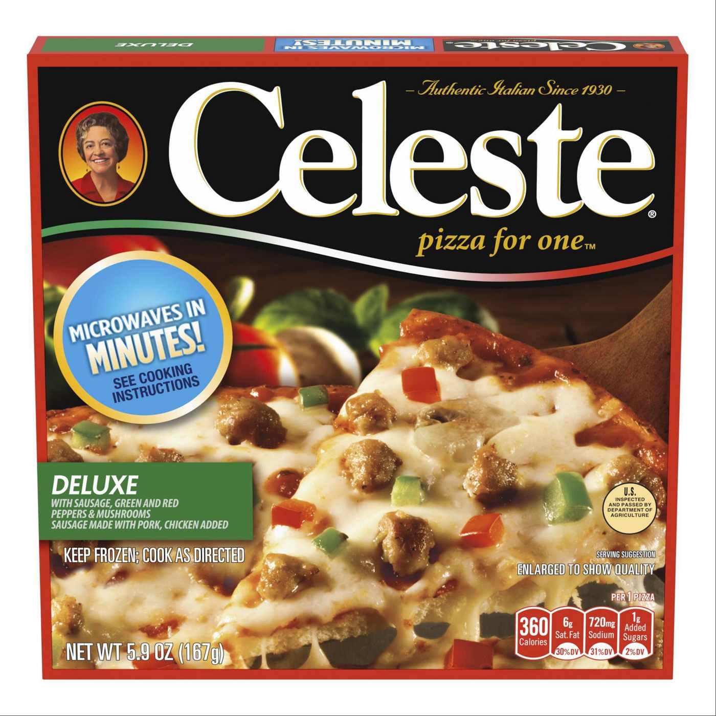 Celeste Pizza Deluxe For One; image 1 of 2