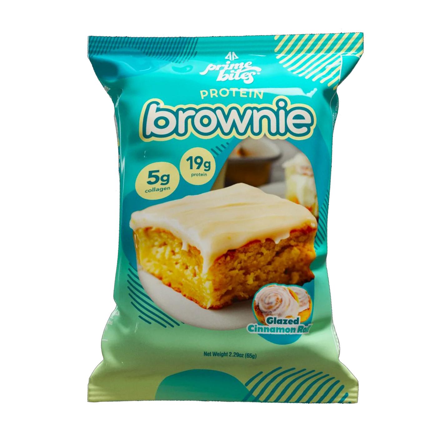 Prime Bites 19g Protein Brownie - Glazed Cinnamon Roll; image 1 of 2