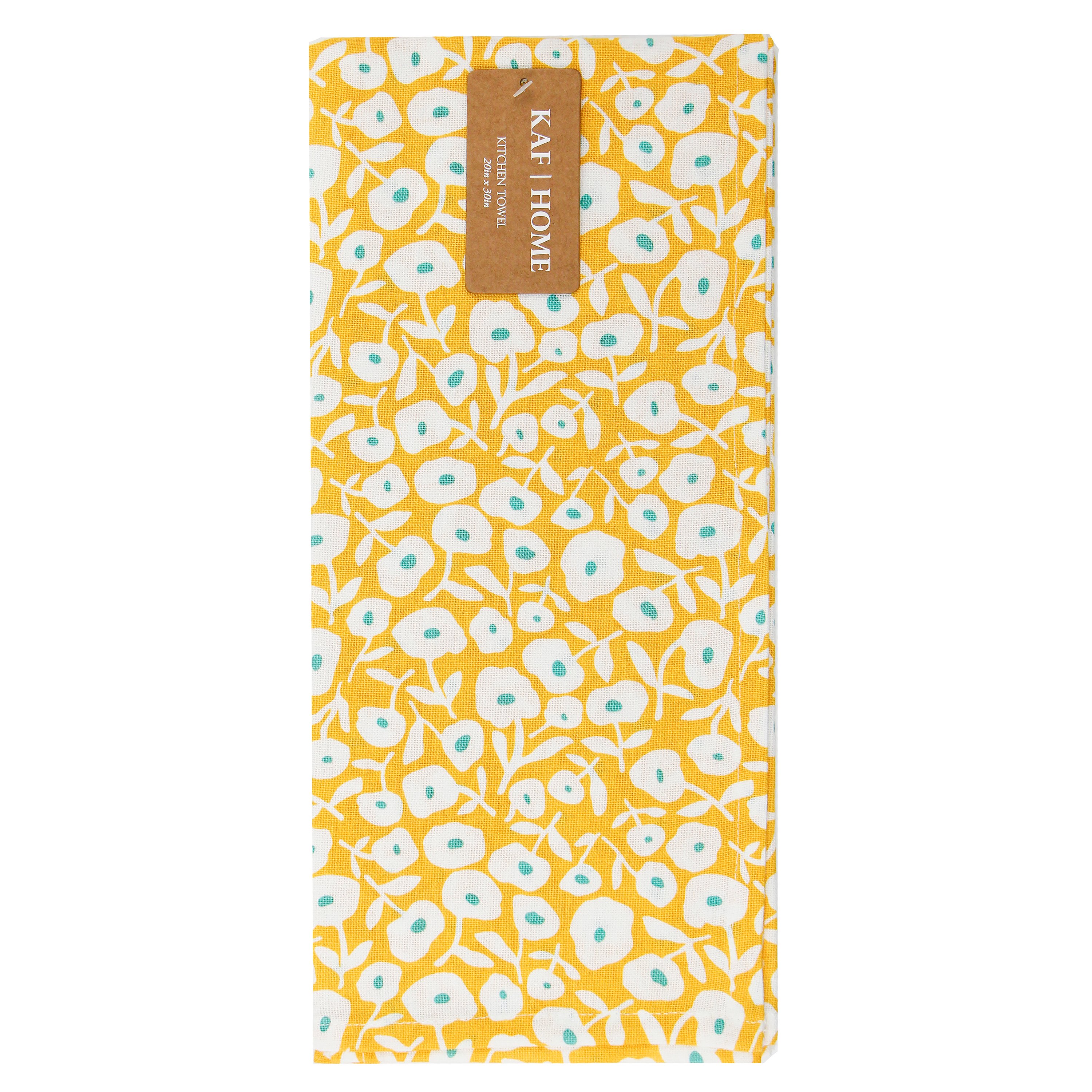 KAF Home Kitchen Towel - Yellow Floral Harmony - Shop Seasonal decor at ...