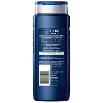 Nivea Men's 3-in-1 Body, Face & Hair Wash - Fresh Wave