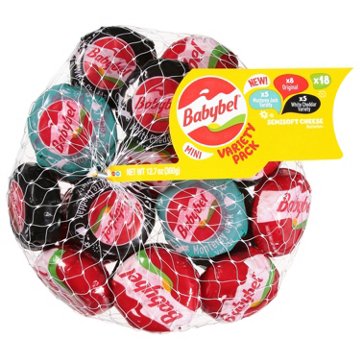 Babybel Mini Variety Pack Snack Cheese, 18 ct