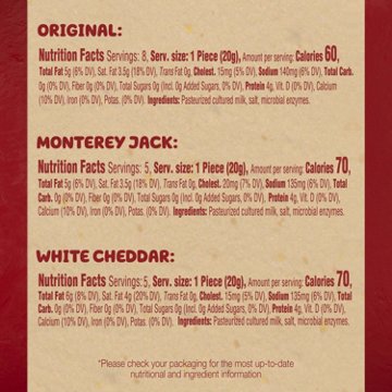 Babybel Mini Variety Pack Snack Cheese, 18 ct