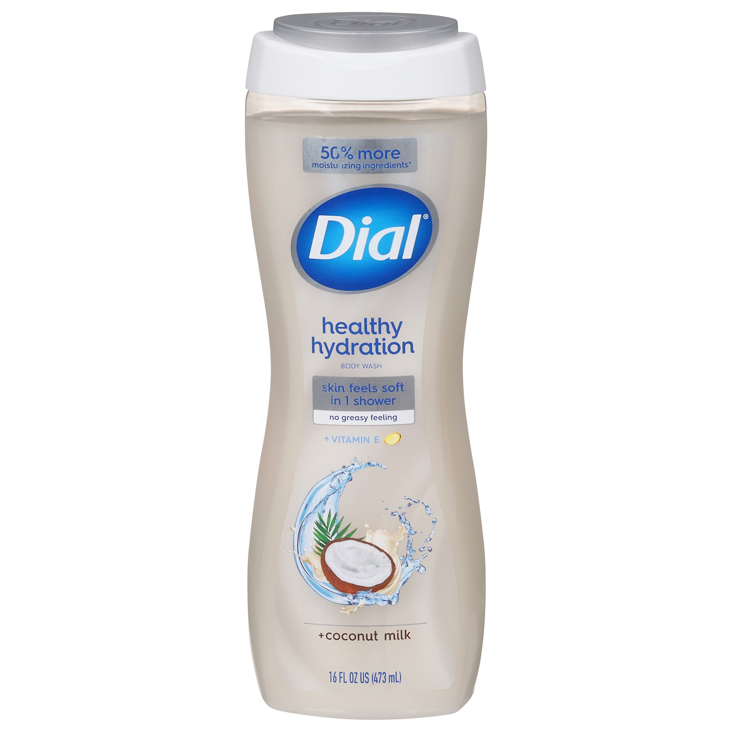 Dial Healthy Hydration Body Wash - Coconut Milk & Vitamin E - Shop Body ...