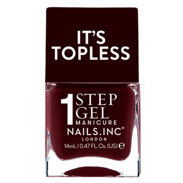 Nails Inc Its Topless 1 Step Gel Nail Polish - Billie