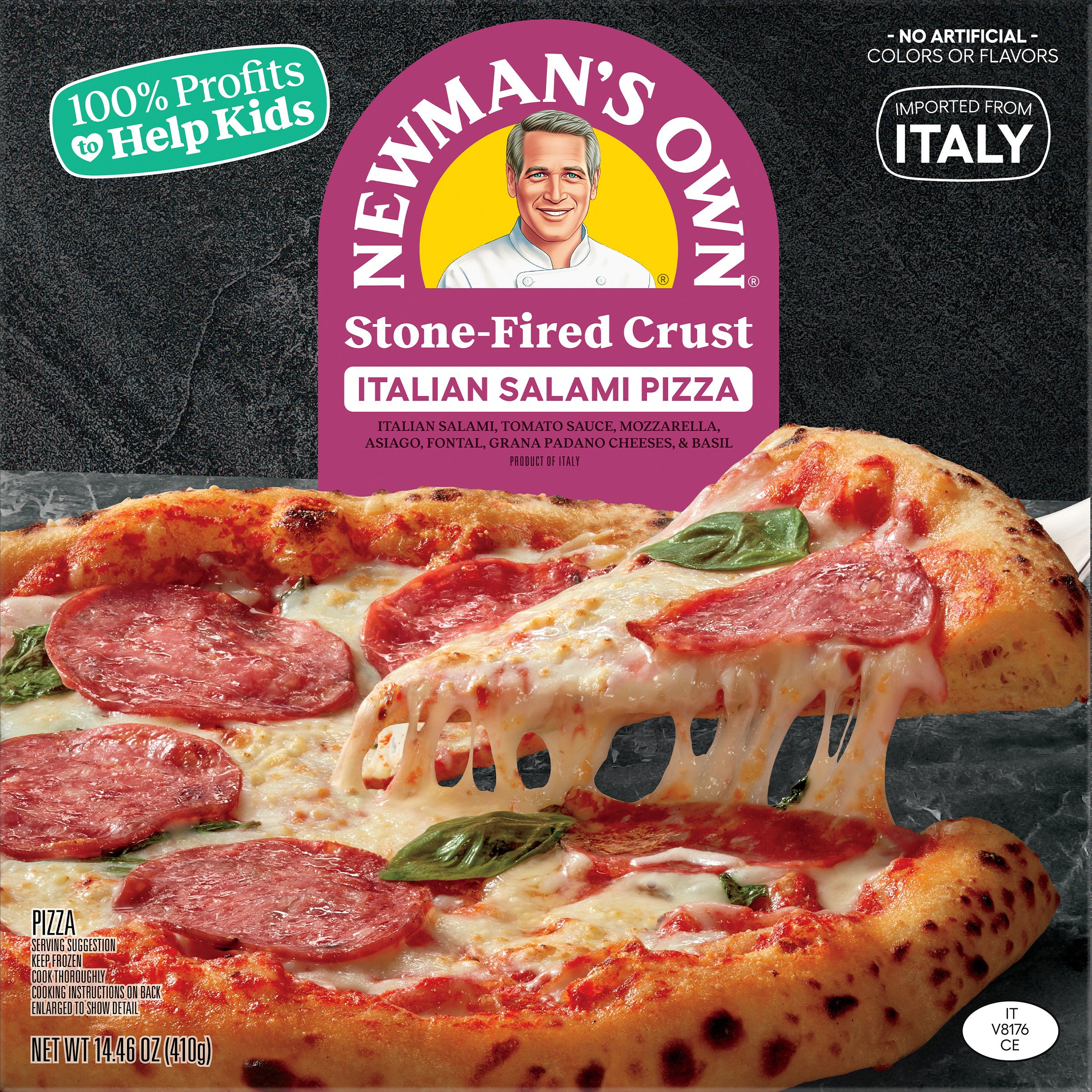 Newman's Own Stone Fire Crust Pizza - Italian Salami - Shop Pizza at H-E-B