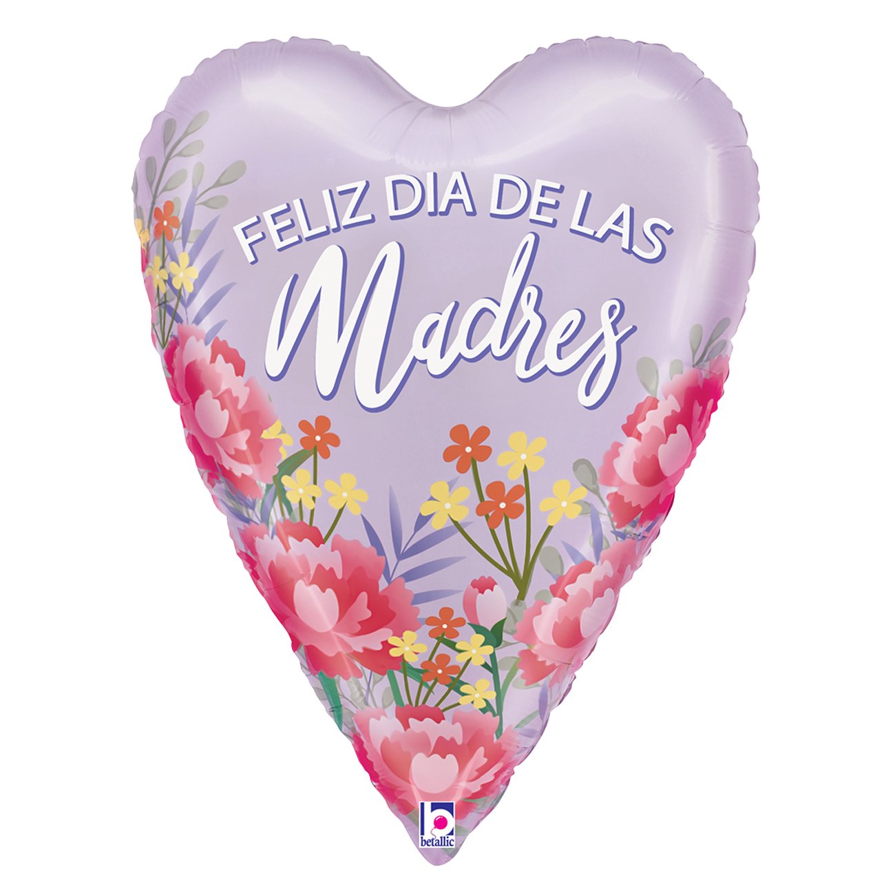 Floral Feliz Dia De Las Madres Corazon Helium Balloon Shop Balloons 