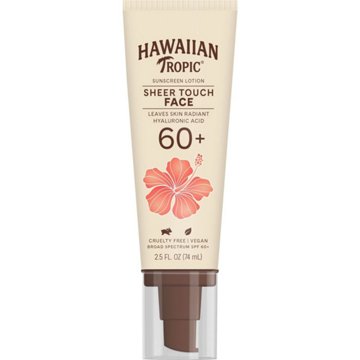 Hawaiian Tropic Sheer Touch Face Sunscreen Lotion - SPF 60+
