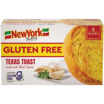 New York Bakery Gluten Free Garlic Texas Toast, 6 ct