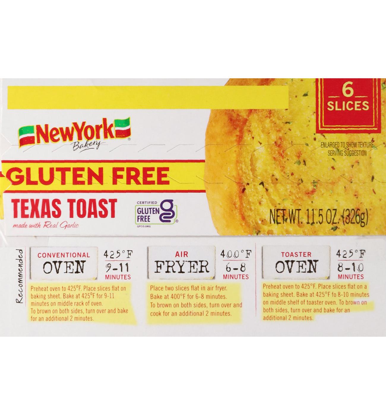 New York Bakery Gluten Free Garlic Texas Toast; image 2 of 4