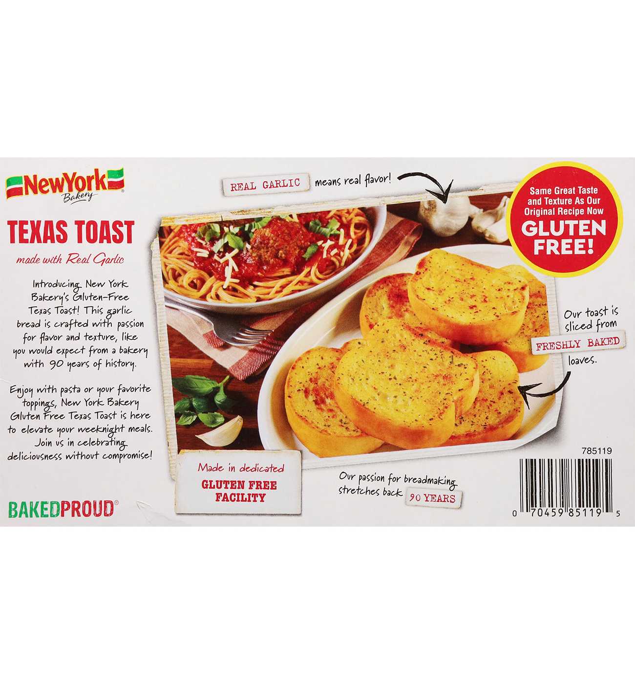 New York Bakery Gluten Free Garlic Texas Toast; image 4 of 4