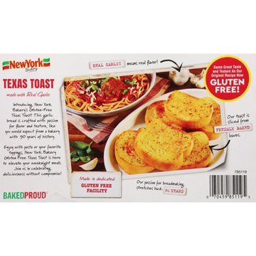 New York Bakery Gluten Free Garlic Texas Toast, 6 ct