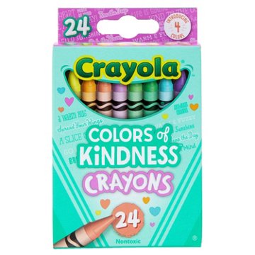 Crayola Colors of Kindness Edition Crayons, 24 pk