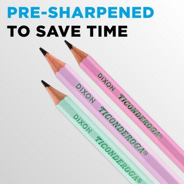 Ticonderoga Sharpened Pastel Pencils, 10 pk