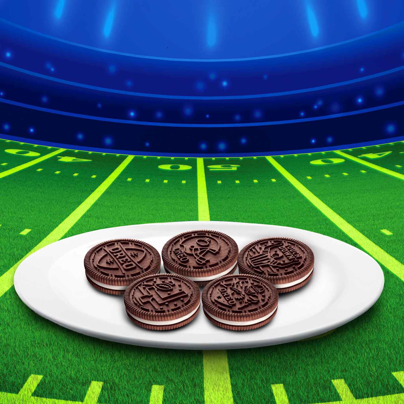 OREO Limited Edition Game Day Chocolate Sandwich Cookies; image 10 of 10