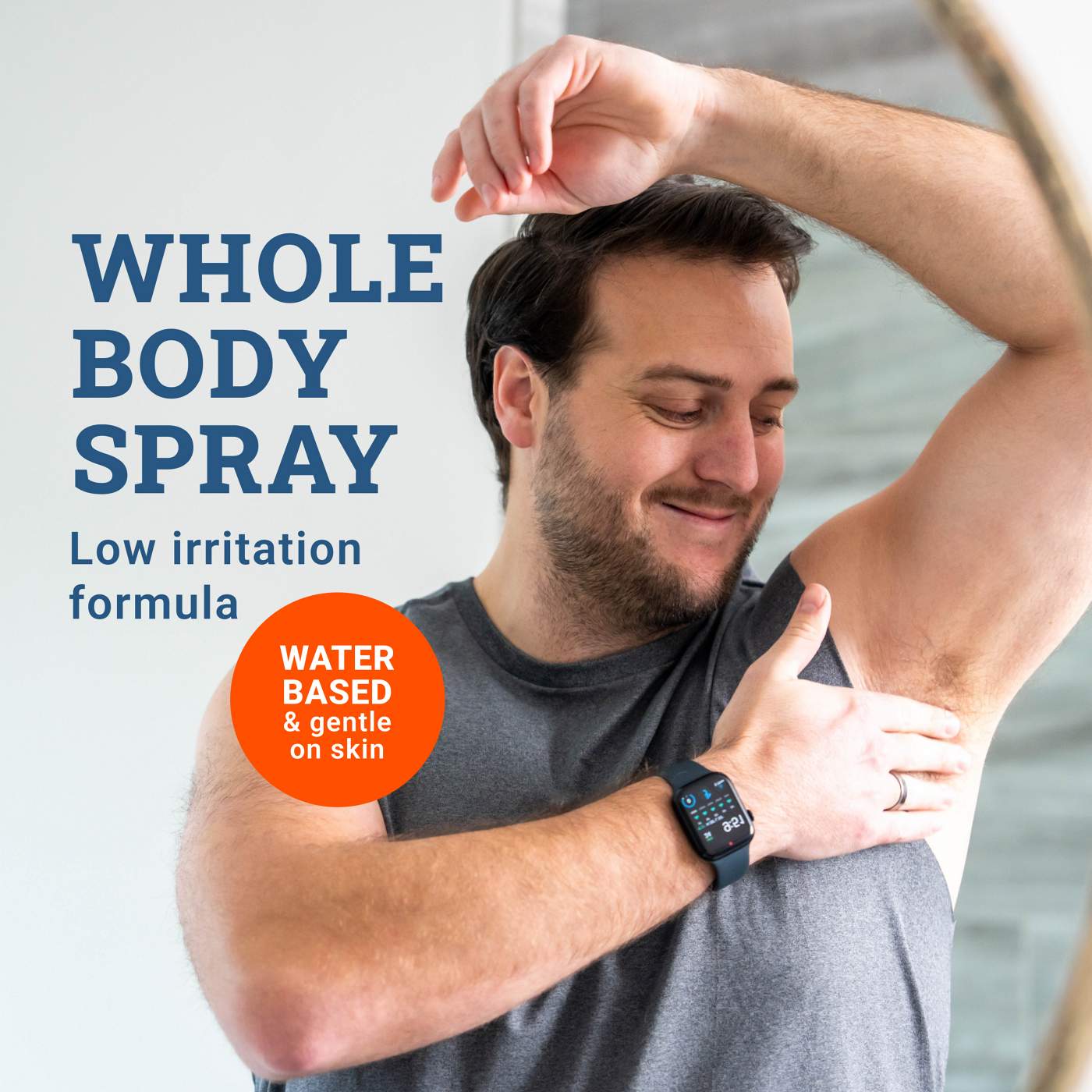 Mando Whole Body Men's Deodorant - Invisible Spray Deodorant - Aluminum Free - Mt Fuji; image 8 of 10