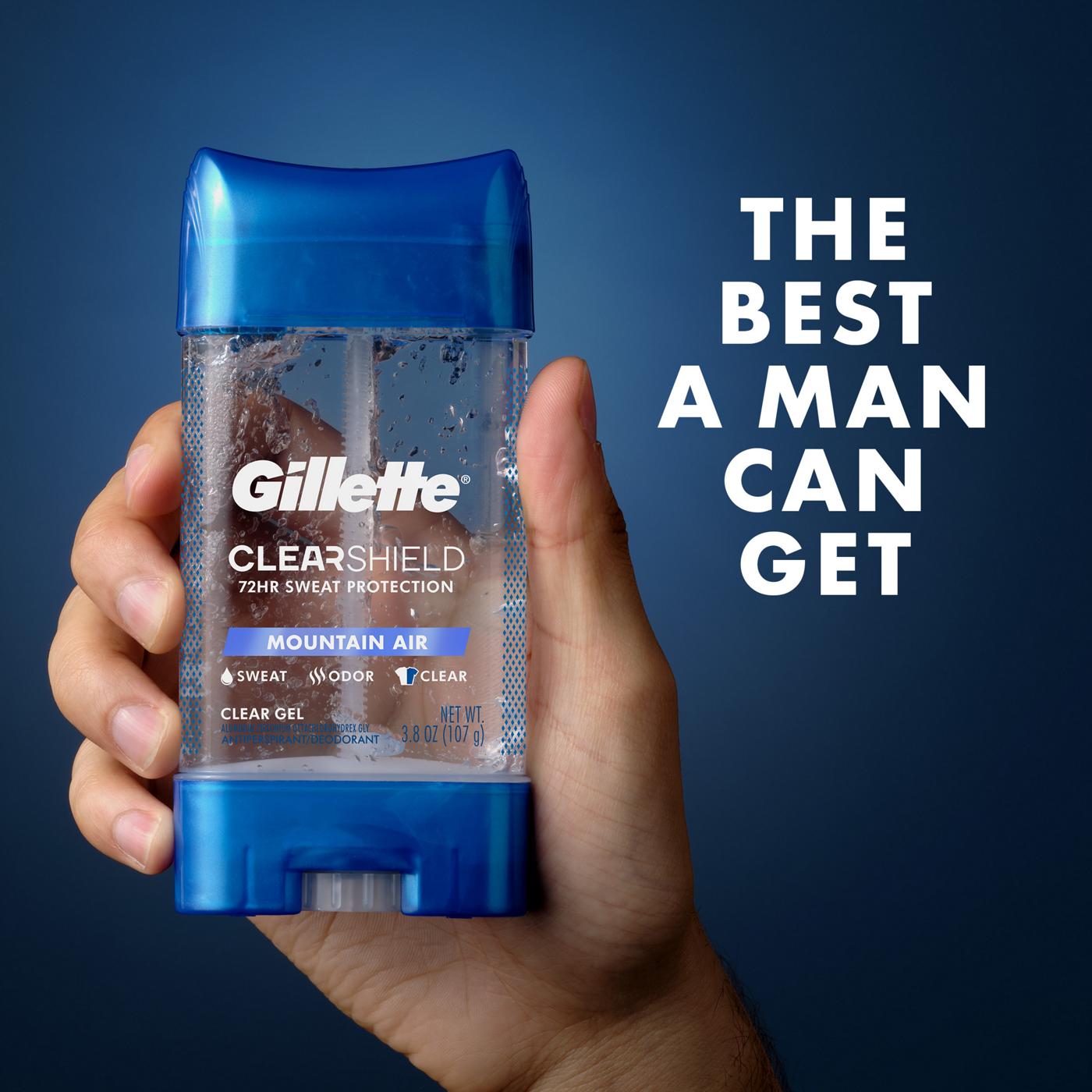Gillette Clear Shield Antiperspirant Deodorant - Mountain Air; image 3 of 9