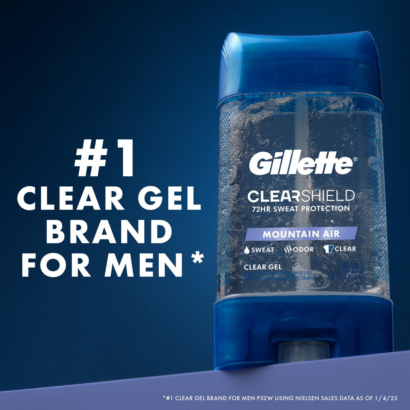 Gillette Clear Shield Antiperspirant Deodorant - Mountain Air; image 4 of 9