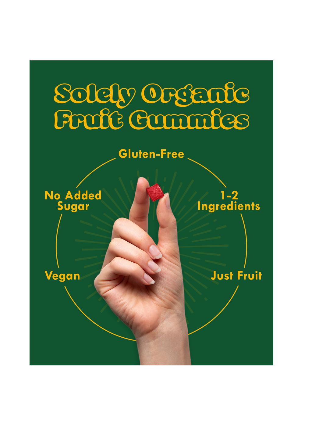 Solely Organic Mango & Bluebrrry Fruit Gummies; image 5 of 6