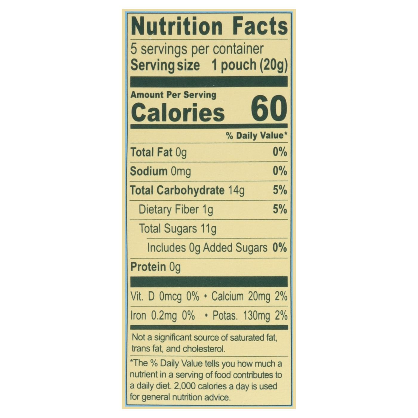 Solely Organic Mango & Bluebrrry Fruit Gummies; image 6 of 6