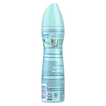 Degree 72 Hr Ultra Clear Black & White Deodorant Spray - Pure Aloe Scent