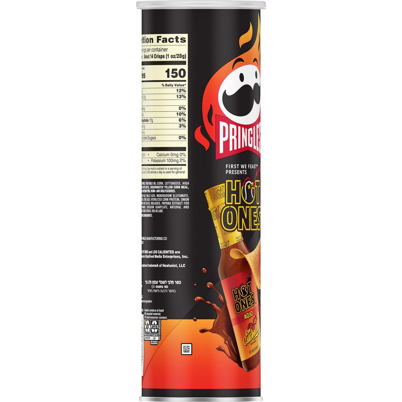 Pringles Rojo Potato Crisps Chips; image 5 of 7