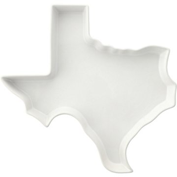 our goods Stoneware Texas Shaped Platter, 13''
