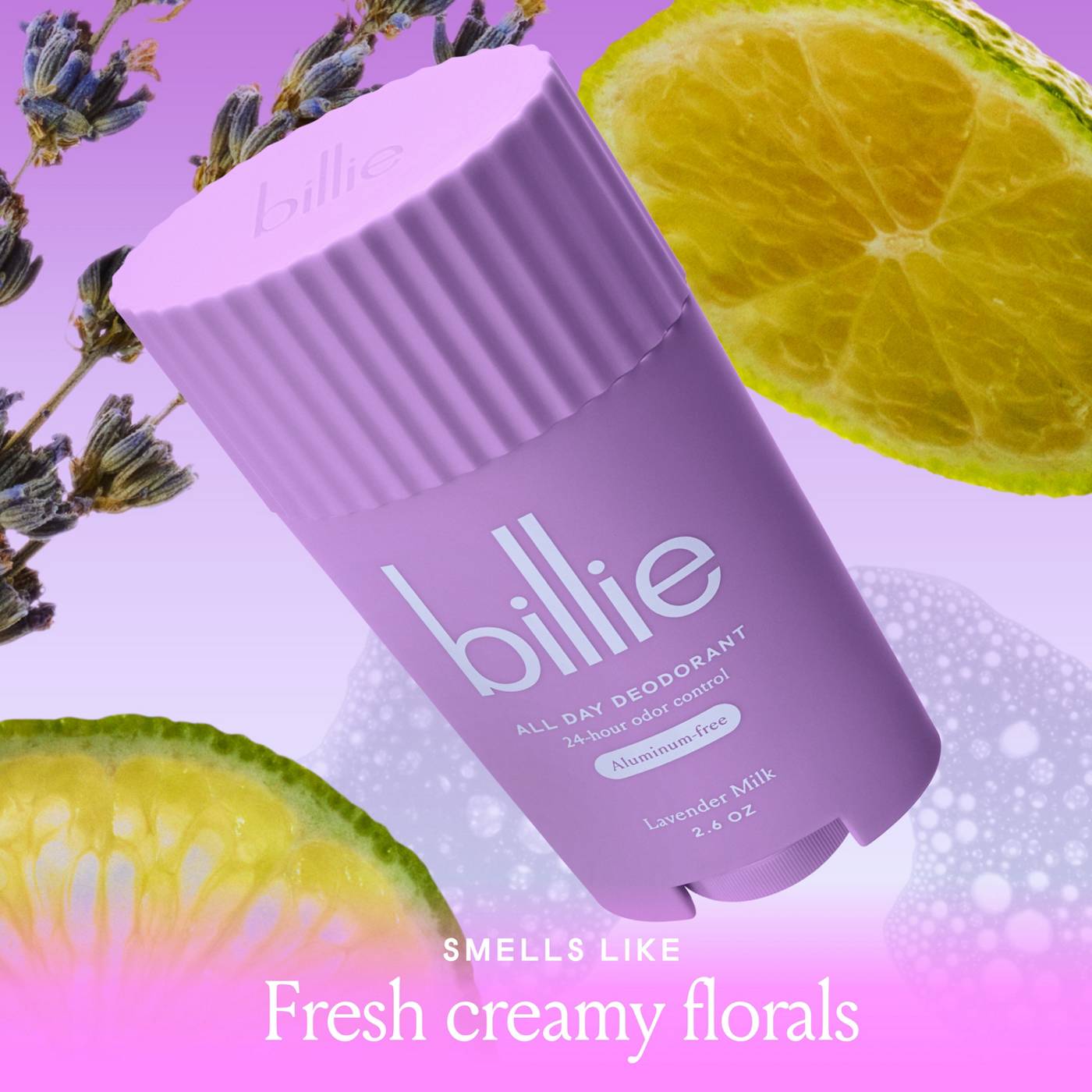 Billie All Day Deodorant Solid - Lavender Milk; image 5 of 8