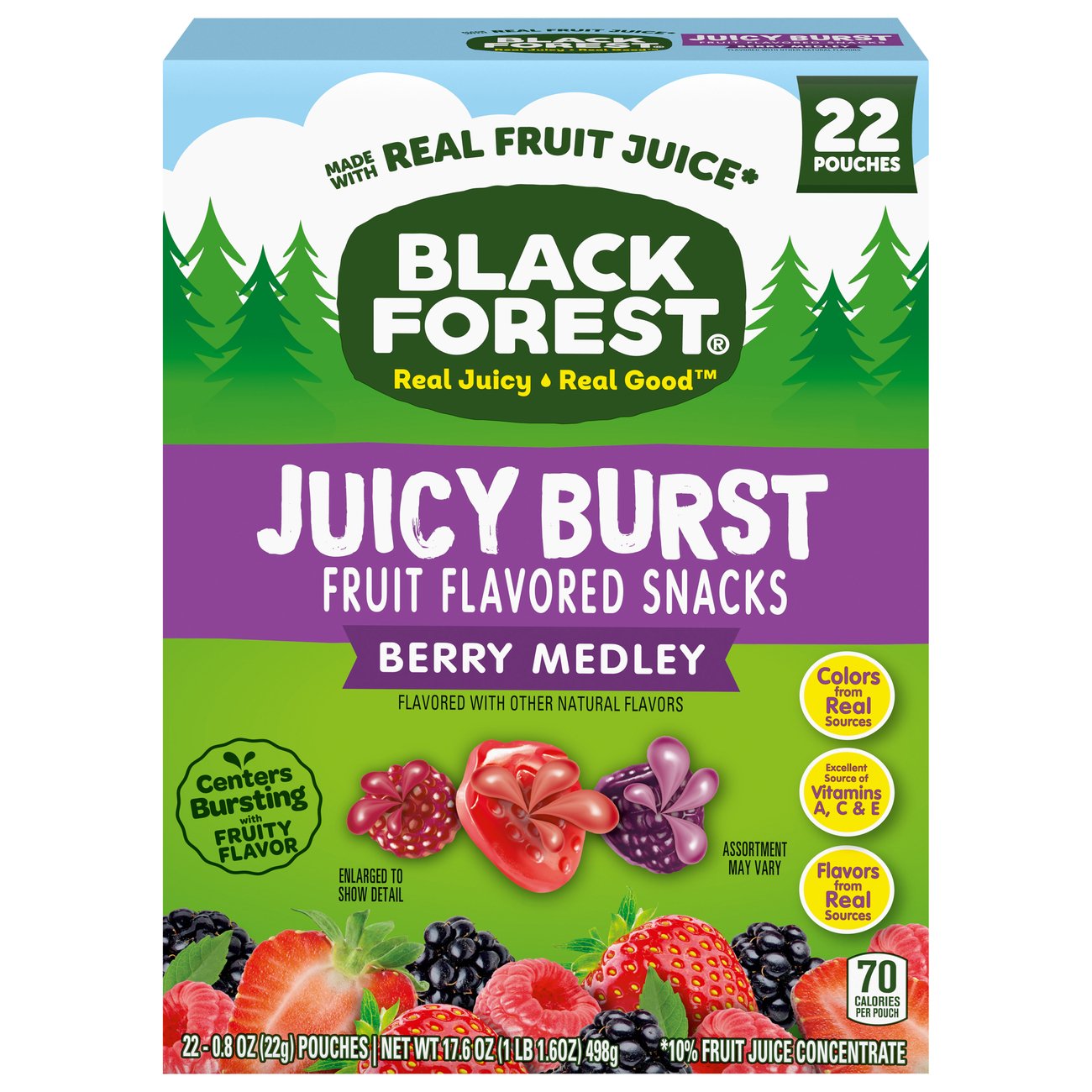 Black Forest Juicy Burst Fruit Snack