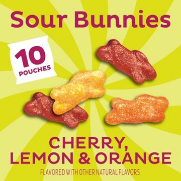 Annie's Sour Bunnies Fruit Snacks, 10 ct