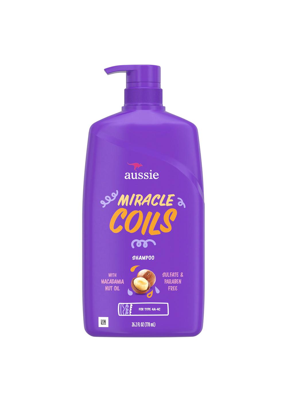 Aussie Miracle Coils Shampoo; image 1 of 2