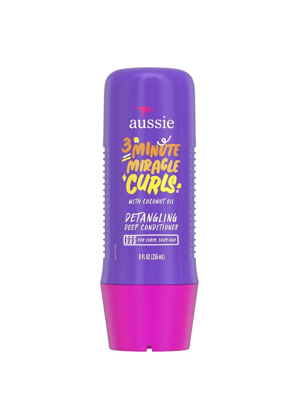 Aussie 3 Minute Miracle Curls Detangling Deep Conditioner; image 1 of 2