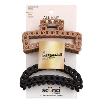Scunci Unbreakable Chain Claw Clips