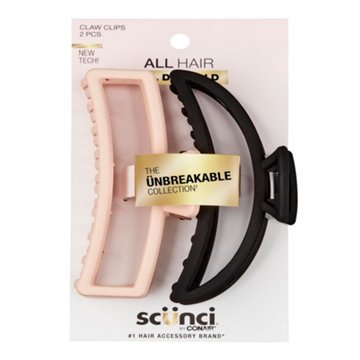Scunci Unbreakable Hair Claw Clips