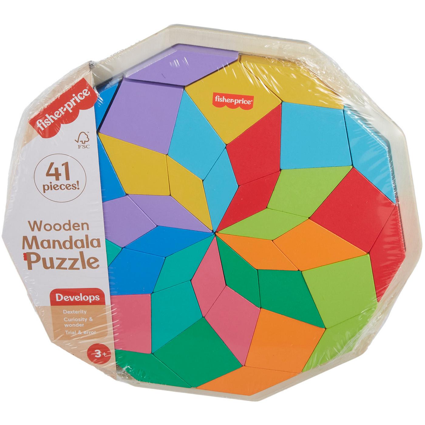 Fisher-Price Wooden Mandala Puzzle; image 1 of 2