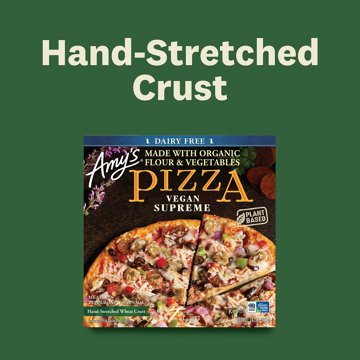 Amy's Vegan Dairy Free Frozen Supreme Pizza