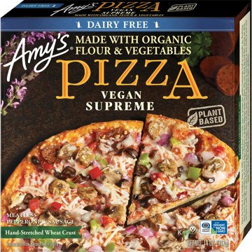 Amy's Vegan Dairy Free Frozen Supreme Pizza