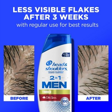 Head & Shoulders Men's 2-in-1 Dandruff Shampoo & Conditioner Old Spice - Timber