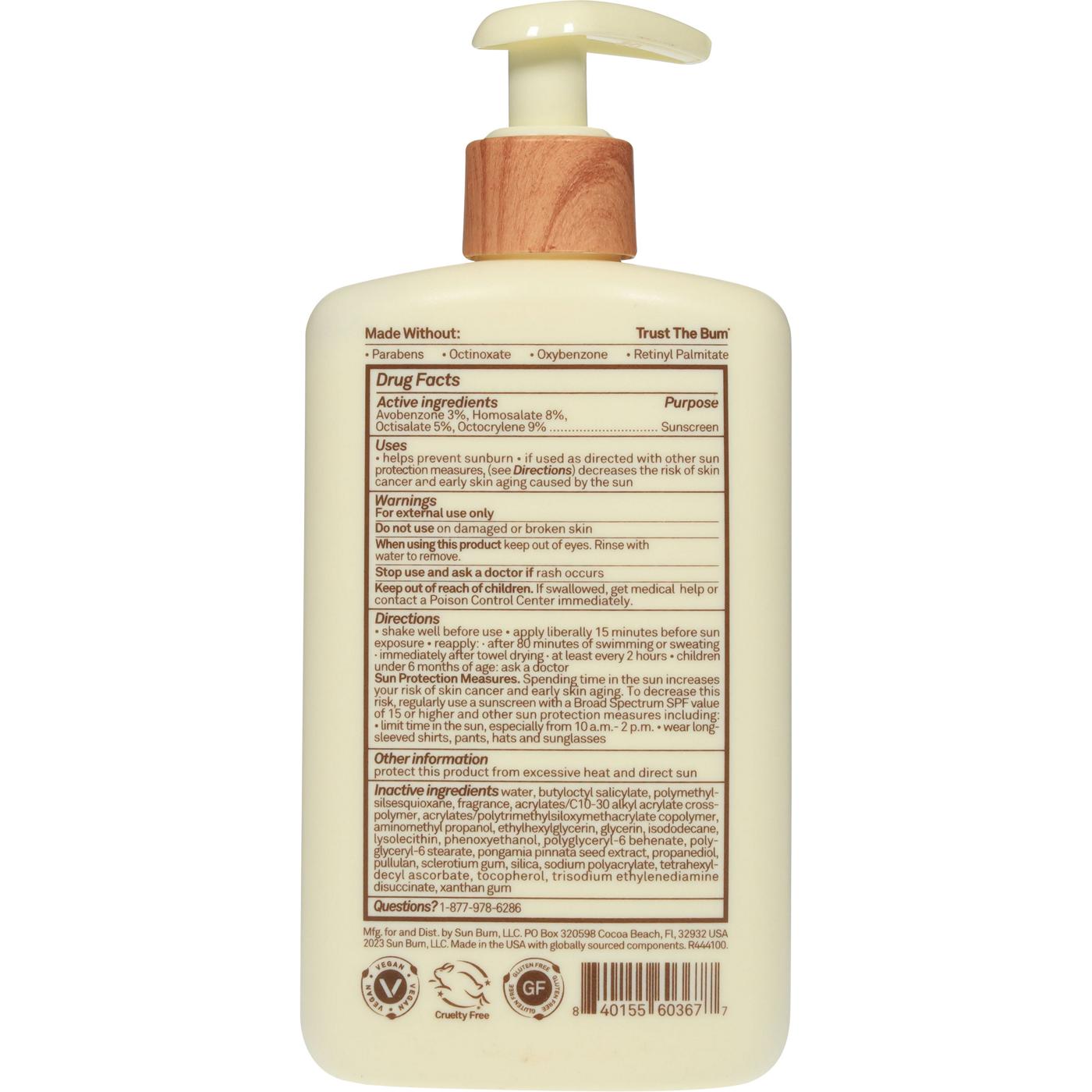 Sun Bum Daily Body Sunscreen Moisturizing Lotion - SPF 50; image 2 of 2
