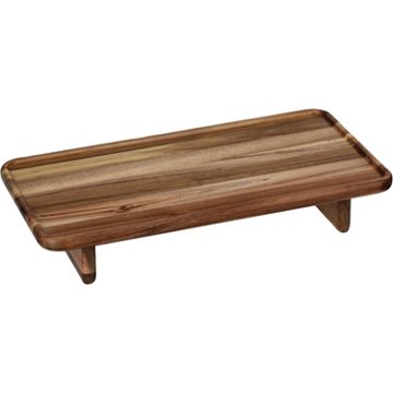our goods Elevated Wooden Serving Tray