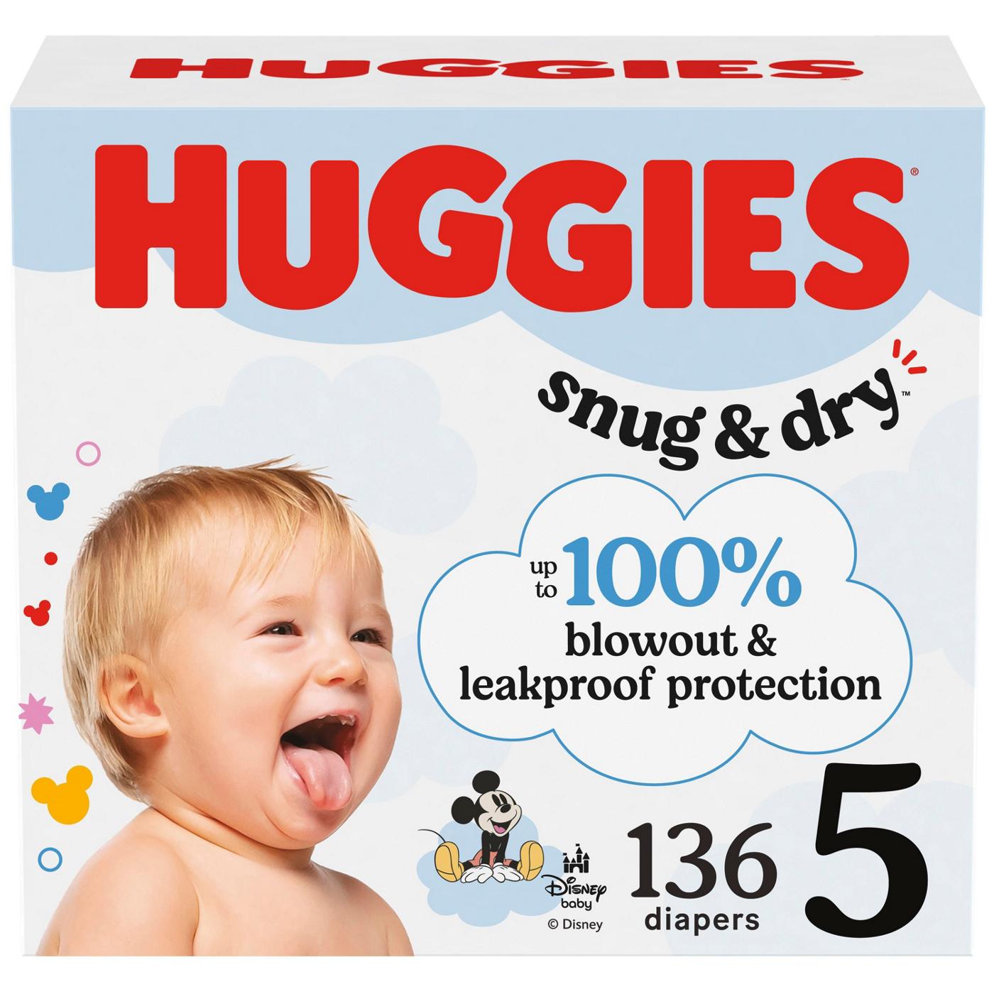 Huggies Snug & Dry Baby Diapers - Size 5 (27+ lbs); image 1 of 7