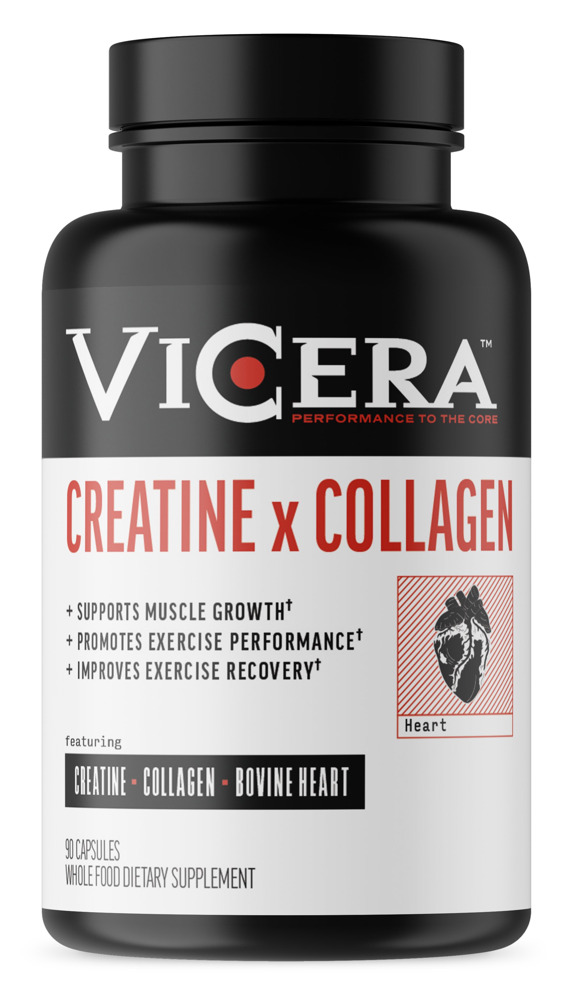 ViCera Creatine X Collagen Capsules, 90 ct | Central Market