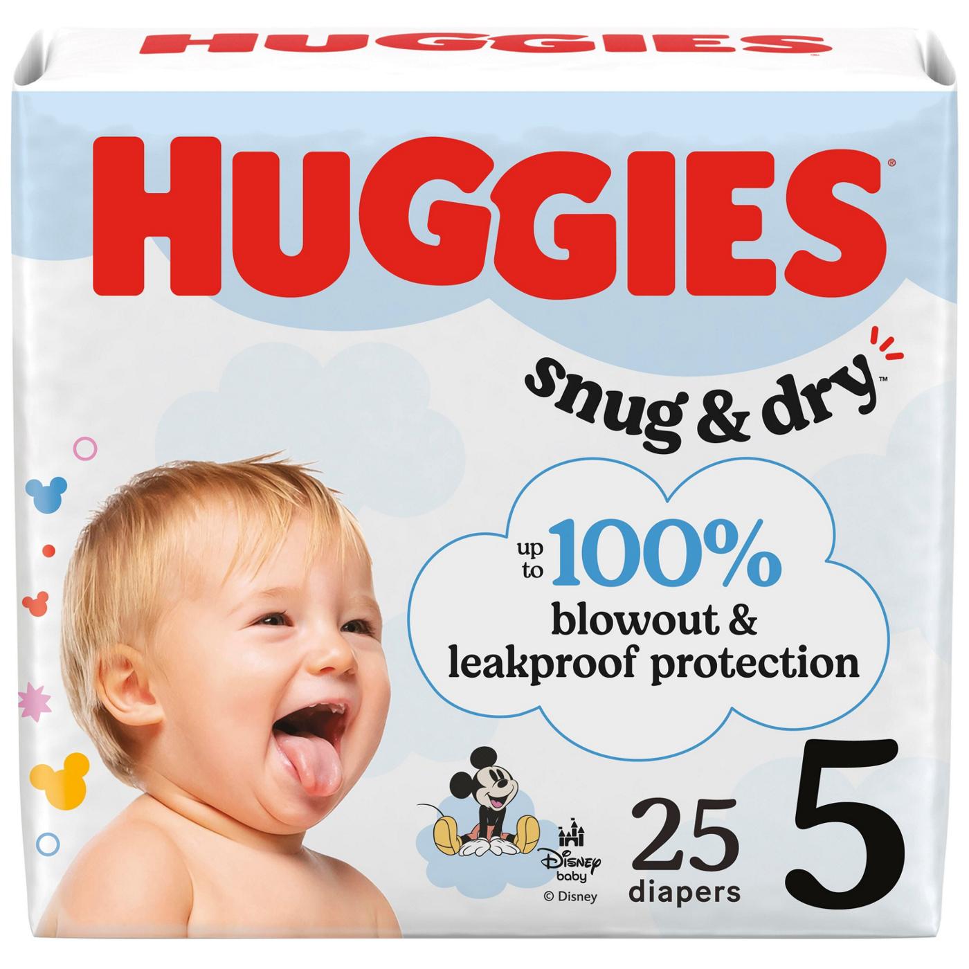 Huggies Snug & Dry Baby Diapers - Size 5 (27+ lbs); image 1 of 8