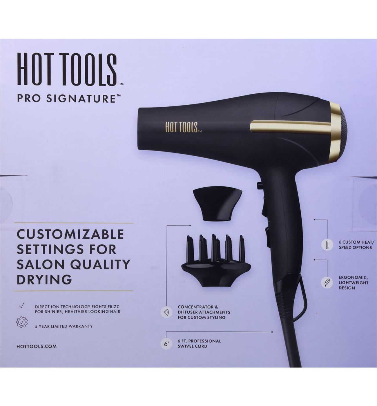 Hot Tools Pro Signature Ionic Turbo Ceramic Hair Dryer; image 2 of 3