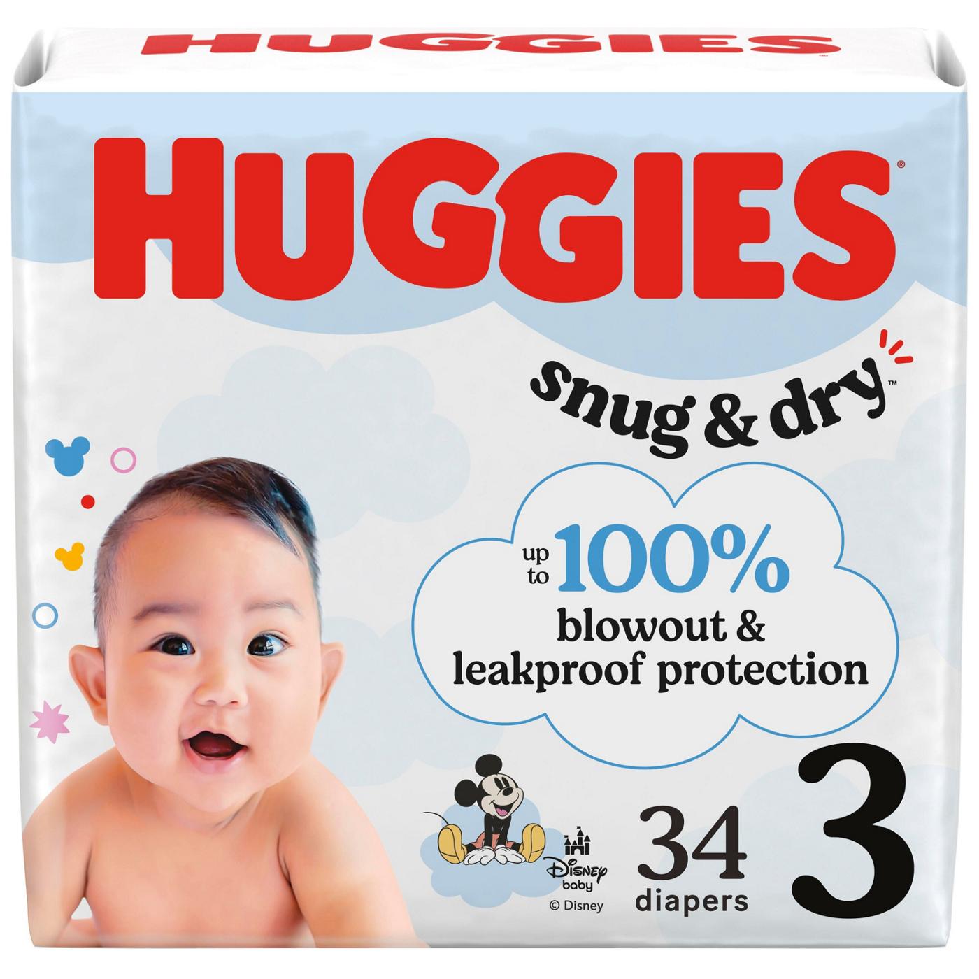 Huggies Snug & Dry Baby Diapers - Size 3 (16-28 lbs); image 1 of 8