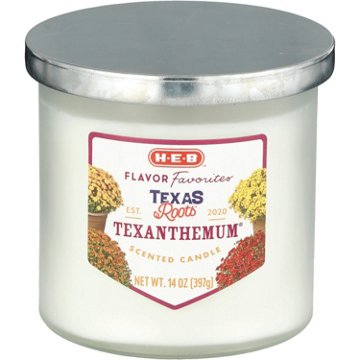 H-E-B Flavor Favorites Texas Roots Texanthemum Scented Candle