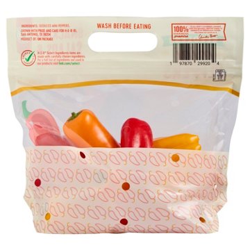 H-E-B Fresh Seedless Mini Peppers, 16 oz