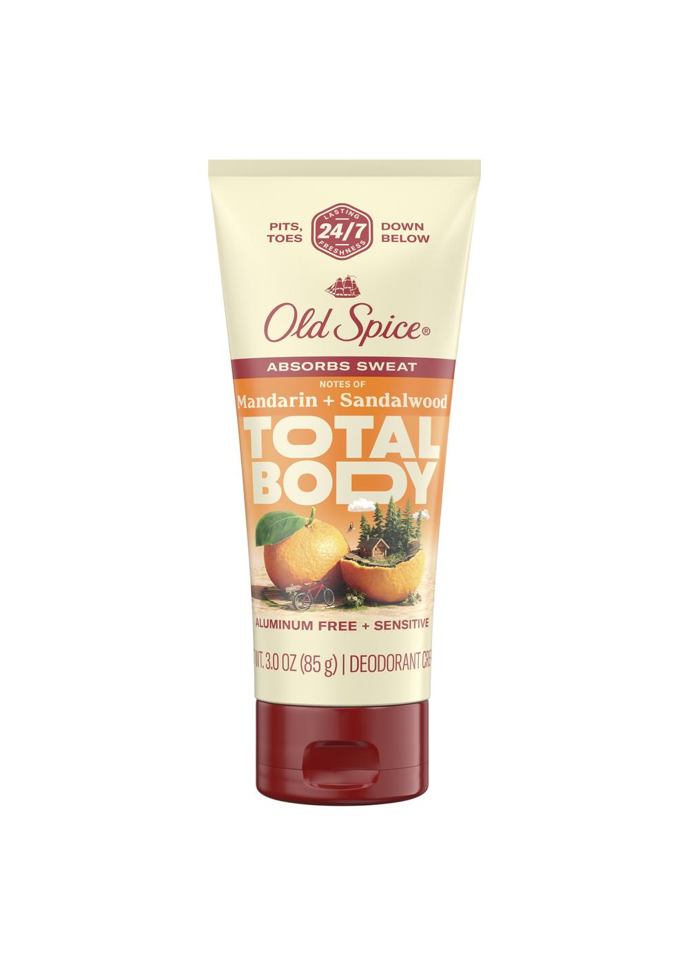 Old Spice Total Body Deodorant Cream - Mandarin & Sandalwood; image 1 of 2