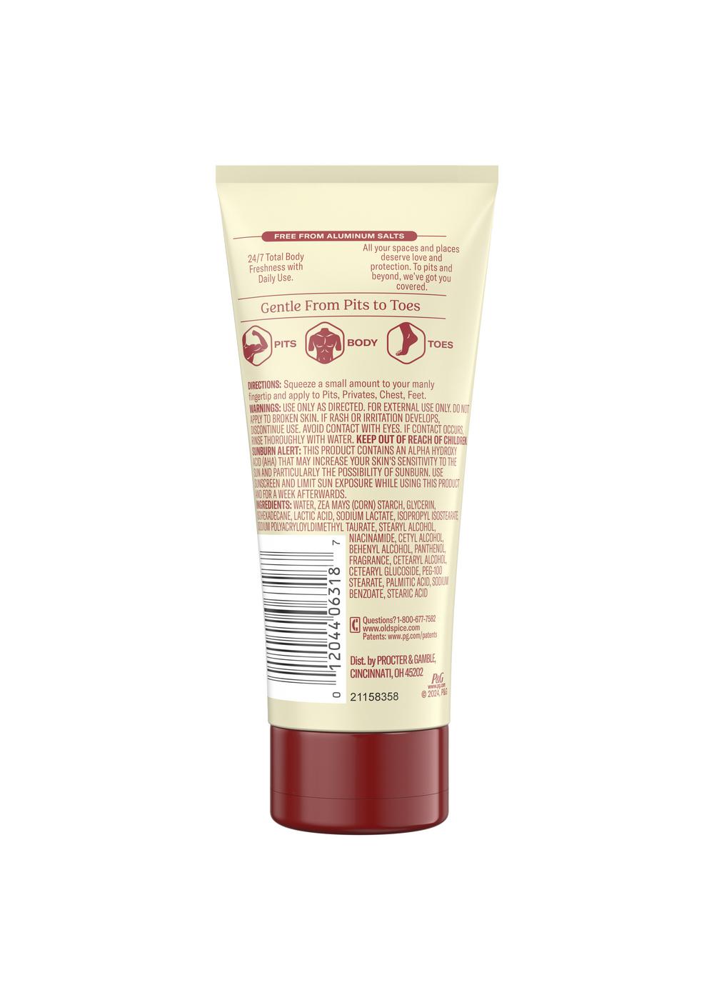 Old Spice Total Body Deodorant Cream - Mandarin & Sandalwood; image 2 of 2
