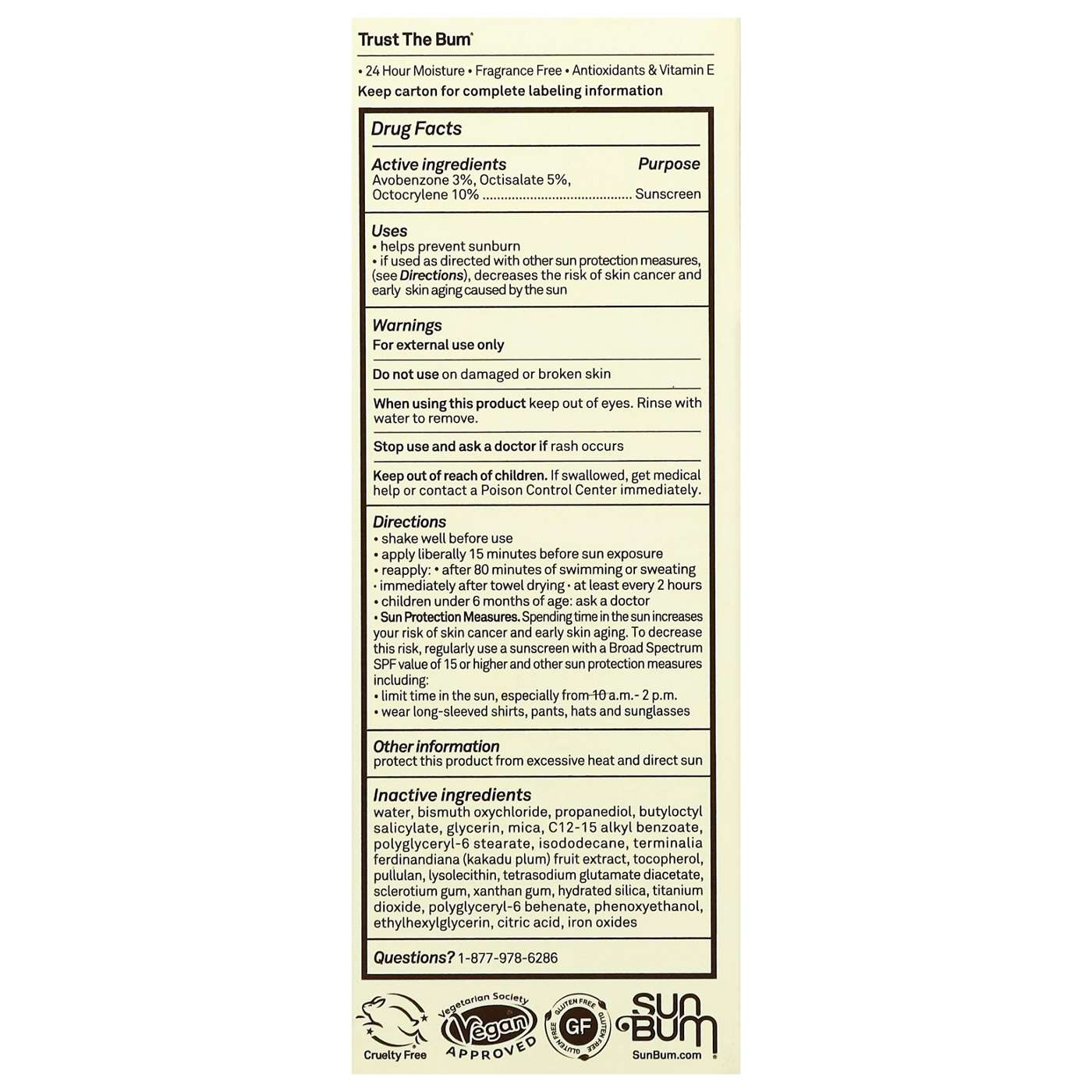 Sun Bum Daily Glow Tinted Sunscreen Moisturizer-  SPF 30; image 2 of 2