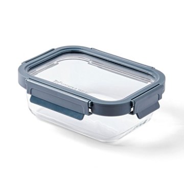 Kitchen & Table by H-E-B Borosilicate Glass Rectangle Food Storage Container, 2.6 cups